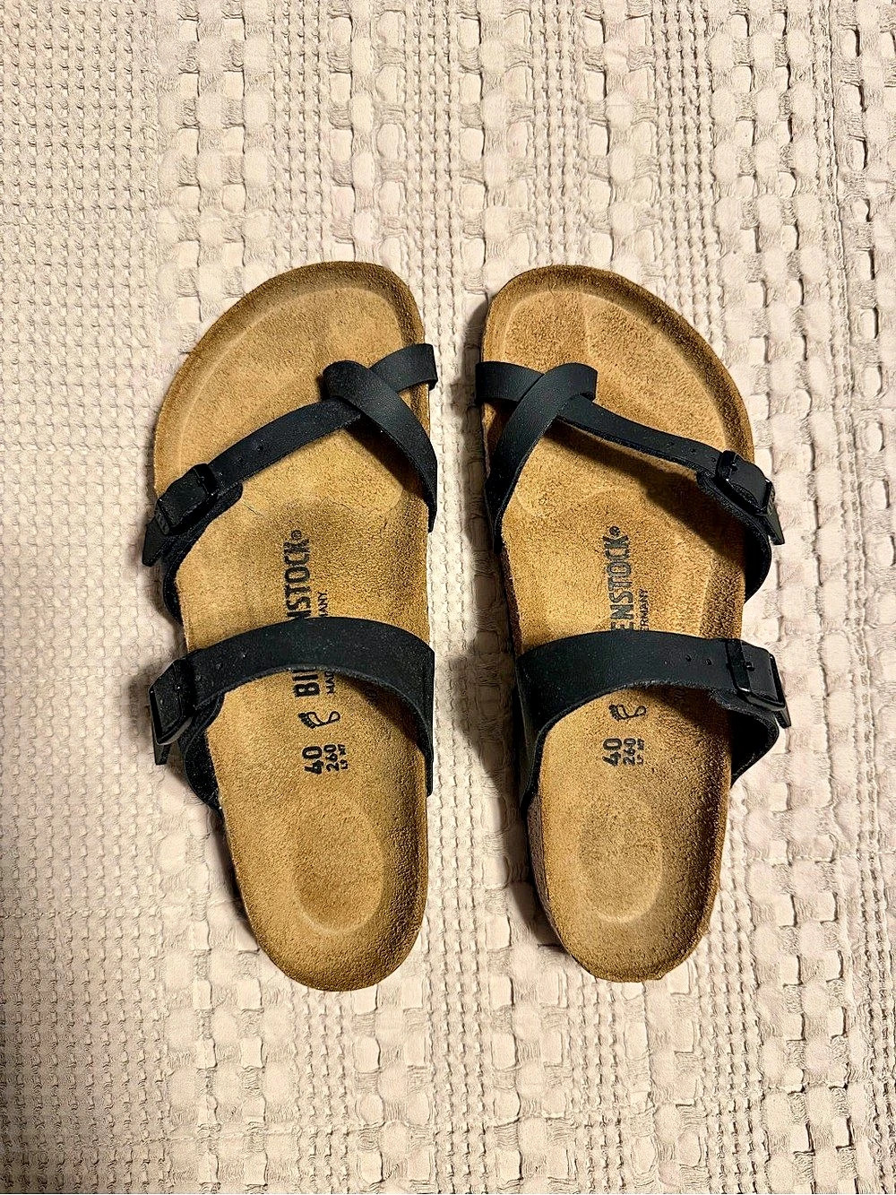 Birkenstock Mayari Sandals Black Two-Strap Sandals